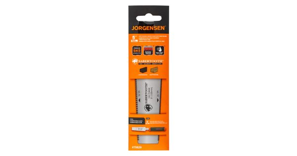 Jorgensen 125mm Pro Double Edge Flush Cut Saw Blade product image