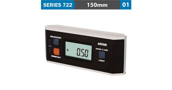 Digital Leveler 360deg 150x60mm 0.05 Deg. Res. Al Frame product image