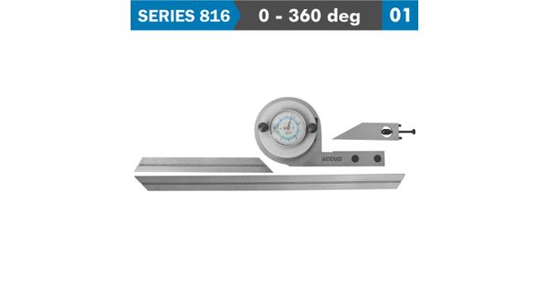 Universal Protractor 360 Deg. C/steel 5' Acc. 5' Grad. product image