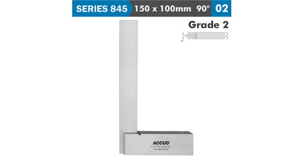 Machinist Square Wide Base 150x100mm Grade 2 Din875 product image