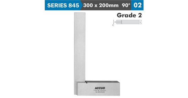Machinist Square Wide Base 300x200mm Grade 2 Din875 product image