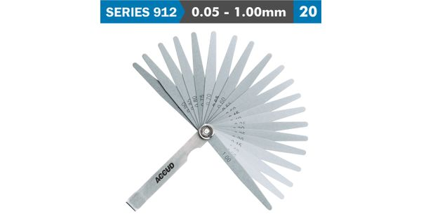 Feeler Gauge 100mm 0.05 - 1.00mm 20 Leaves Din2275 product image