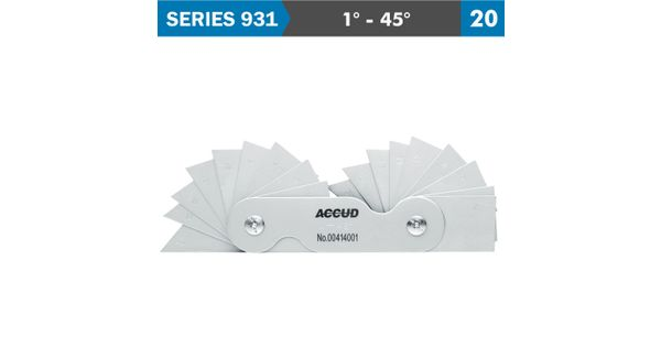 Angle Gauge 1-45 Deg. 20 Leaves 30' Acc. product image