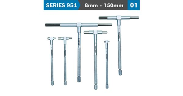 Telescopic Gauge Set 6pc Satin Chrome Finish product image