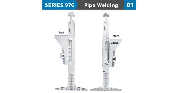Pipe Welding Gauge 7 X Measuring Appl. 35,45,60,30,1.6,2.4mm, 37.5deg. product image