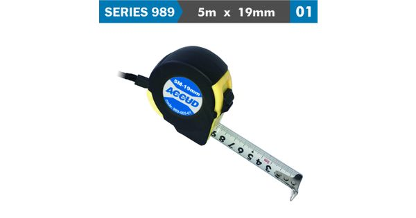 Measuring Tape 5m X 19mm 1mm Grad. Nylon Coating product image