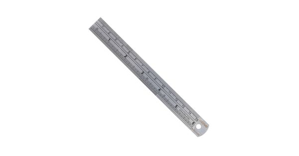 Ruler 150mm S/steel 0.08mm Acc 0.5mm Grad. product image