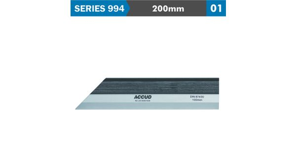 Straight Edge 200mm Din874 S/steel product image