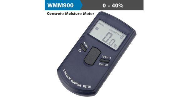 Concrete Moisture Tester 0-40% Range 2% Accur 0.5% Res product image