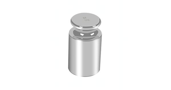 Cylindrical Calibration Weight 1kg Stainless Steel product image
