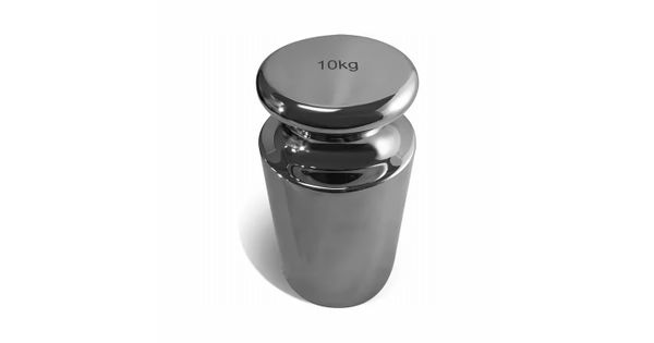 Cylindrical Calibration Weight 10kg Stainless Steel product image