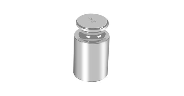 Cylindrical Calibration Weight 5kg Stainless Steel product image