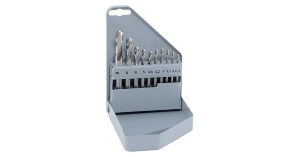 Alpen Hss Cobalt 10 Pcs Set Km Pz10 3 3.2 3.5 4 4.2 4.5 5 6 8 10mm product image