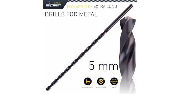 Hss Drill Bit 5mm 195 X 135 Extra Long product image