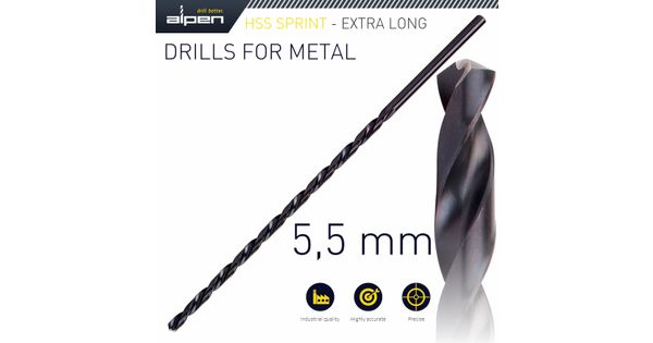 Hss Drill Bit 5.5mm 205 X 140 Extra Long product image
