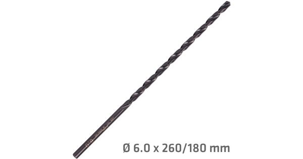 Hss Drill Bit 6mm 260 X 180 Extra Long product image