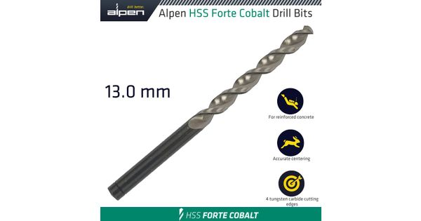Hss Forte Cobalt Drill Bit 13mm product image