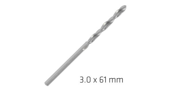 Alpen Pro Hss 3mm Drill Din 338 Rn 135 Split Point Plastic Wallet (1 product image