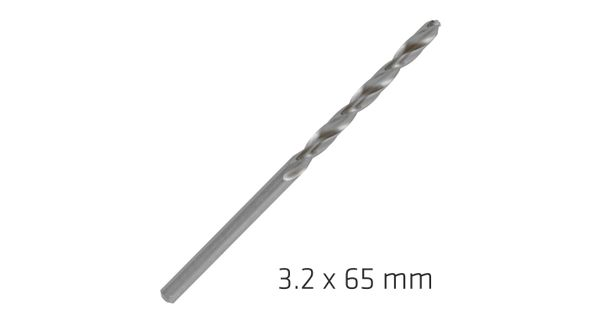 Alpen Pro Hss 3.2mm Drill Din 338 Rn 135 Split Point Plastic Wallet ( product image
