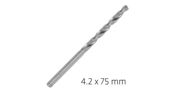 Alpen Pro Hss 4.2mm Drill Din 338 Rn 135 Split Point Plastic Wallet ( product image