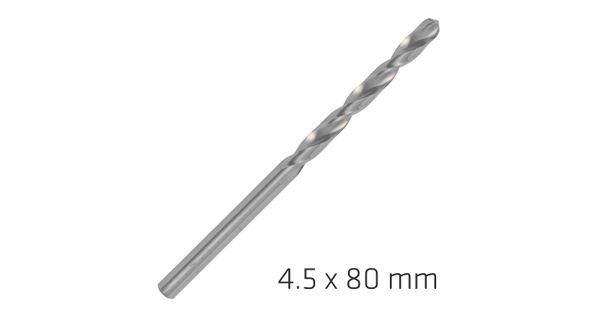Alpen Pro Hss 4.5mm Drill Din 338 Rn 135 Split Point Plastic Wallet ( product image