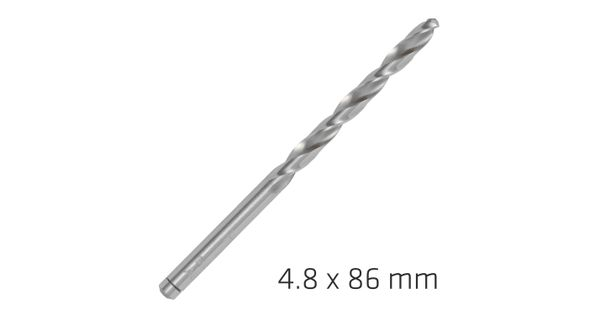 Alpen Pro Hss 4.8mm Drill Din 338 Rn 135 Split Point Plastic Wallet ( product image