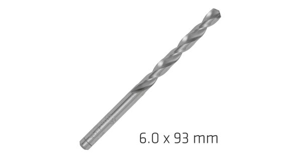 Alpen Pro Hss 6mm Drill Din 338 Rn 135 Split Point Plastic Wallet (1 product image