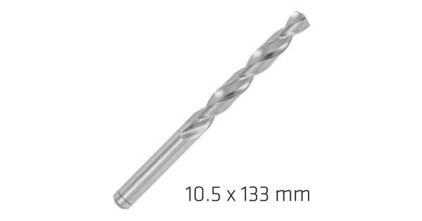 Alpen Pro Hss 10.5mm Drill Din 338 Rn 135 Split Point Plastic Wallet product image