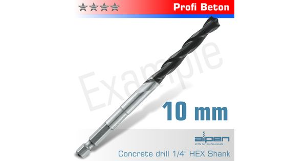 Concrete Profi Beton Drill Bit 10mm Hex Shank product image