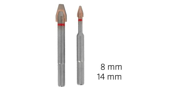 Porcelain C Protector Drill Bits 14.0mm-8.0 Mm product image