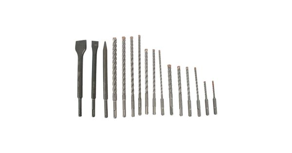 Force X Sds-plus Kit16 16 Pcs. Drills 110mm 5-6 160mm 6-8-10-12 210m product image
