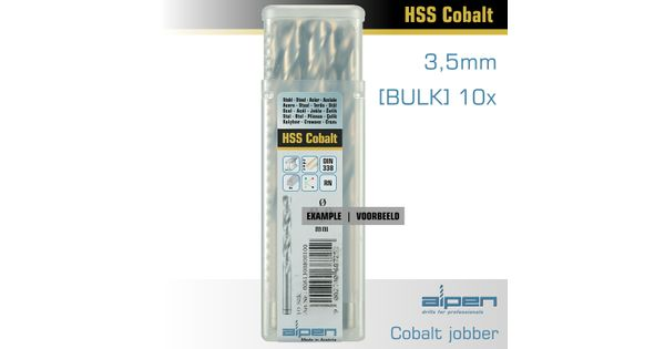Cobalt Drill Bit 3.5mm Bulk product image