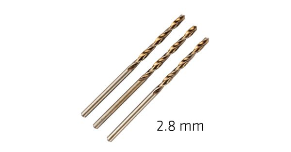 Hss Sprint Master 2.8mm X3 Sleeved Din338 Alpen Drill Bit product image