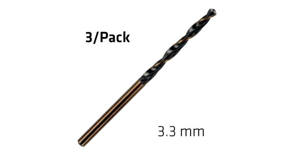 Hss Sprint Master 3.3mm X3 Sleeved Din338 Alpen Drill Bit product image