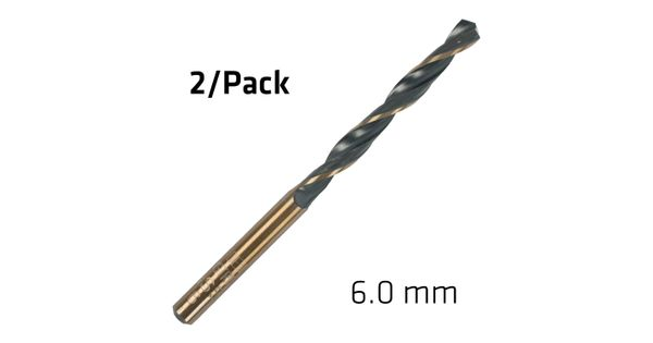 Hss Sprint Master 6.0mm X2 Sleeved Din338 Alpen Drill Bit product image