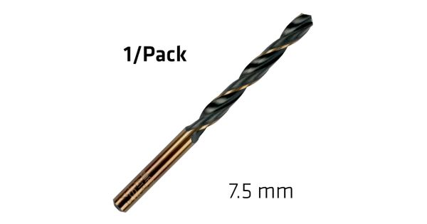 Hss Sprint Master 7.5mm X1 Sleeved Din338 Alpen Drill Bit product image