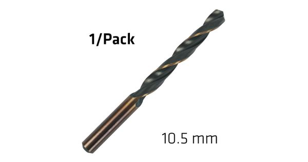 Hss Sprint Master 10.5mm X1 Sleeved Din338 Alpen Drill Bit product image