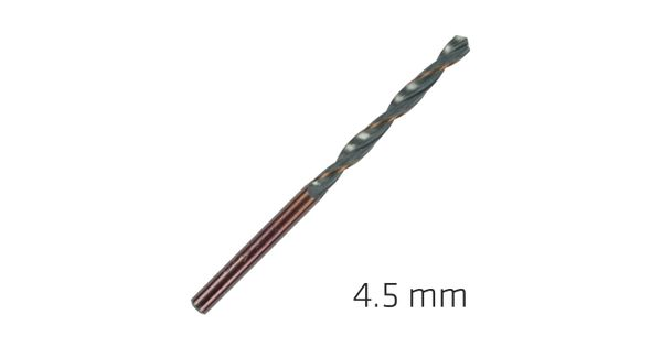 Hss Sprint Master 4.5mm 10-pack Hang Tag Din 338 Alpen Drill Bits product image