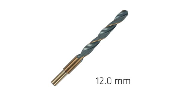 Hss Sprint Master 12.0mm Red Shank 9.5mm X1 Sleeved Din338 Alpen Drill product image