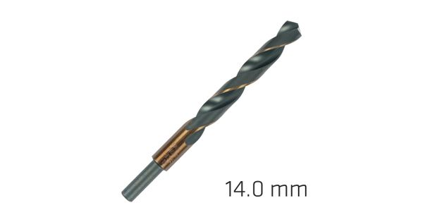 Hss Sprint Master 14.0mm Red Shank 9.5mm X1 Sleeved Din338 Alpen Drill product image