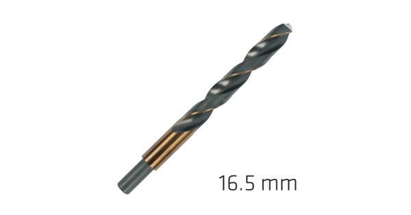 Hss Sprint Master 16.5mm Red Shank 12.5mm X1 Sleeved Din338 Alpen Dril product image