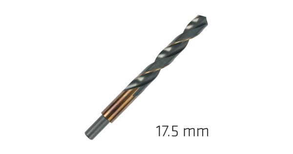 Hss Sprint Master 17.5mm Red Shank 12.5mm X1 Sleeved Din338 Alpen Dril product image