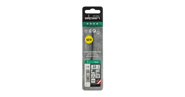 HSS METAL HEAD 2.5MM DIN 338 RN product image