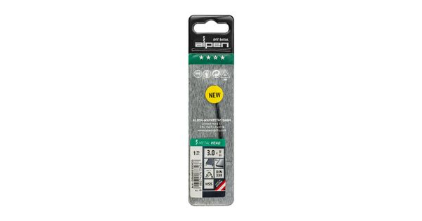 HSS METAL HEAD 3.0MM DIN 338 RN product image
