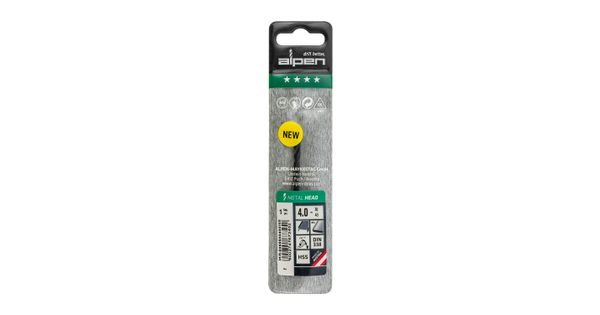 HSS METAL HEAD 4.0 MM TRI-FLAT DIN 338 RN product image