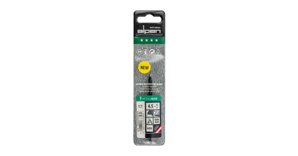 HSS METAL HEAD 4.5 TRI-FLAT DIN 338 RN product image