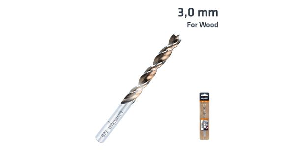 Timber Twist 3.0mm Wood Drill Bit Sleeved product image