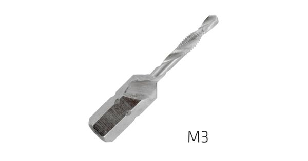 Alpen Combination Tap Plw M3 1/4' Shank product image
