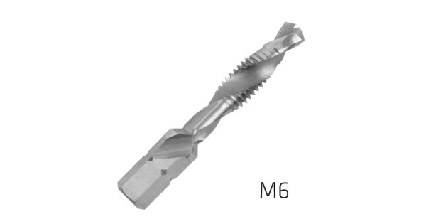 Alpen Combination Tap Plw M6 1/4' Shank product image