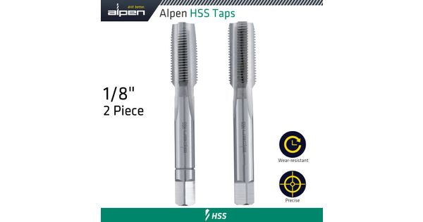 Hss Hand Tap Set Imperial G 1/8' Pouched product image